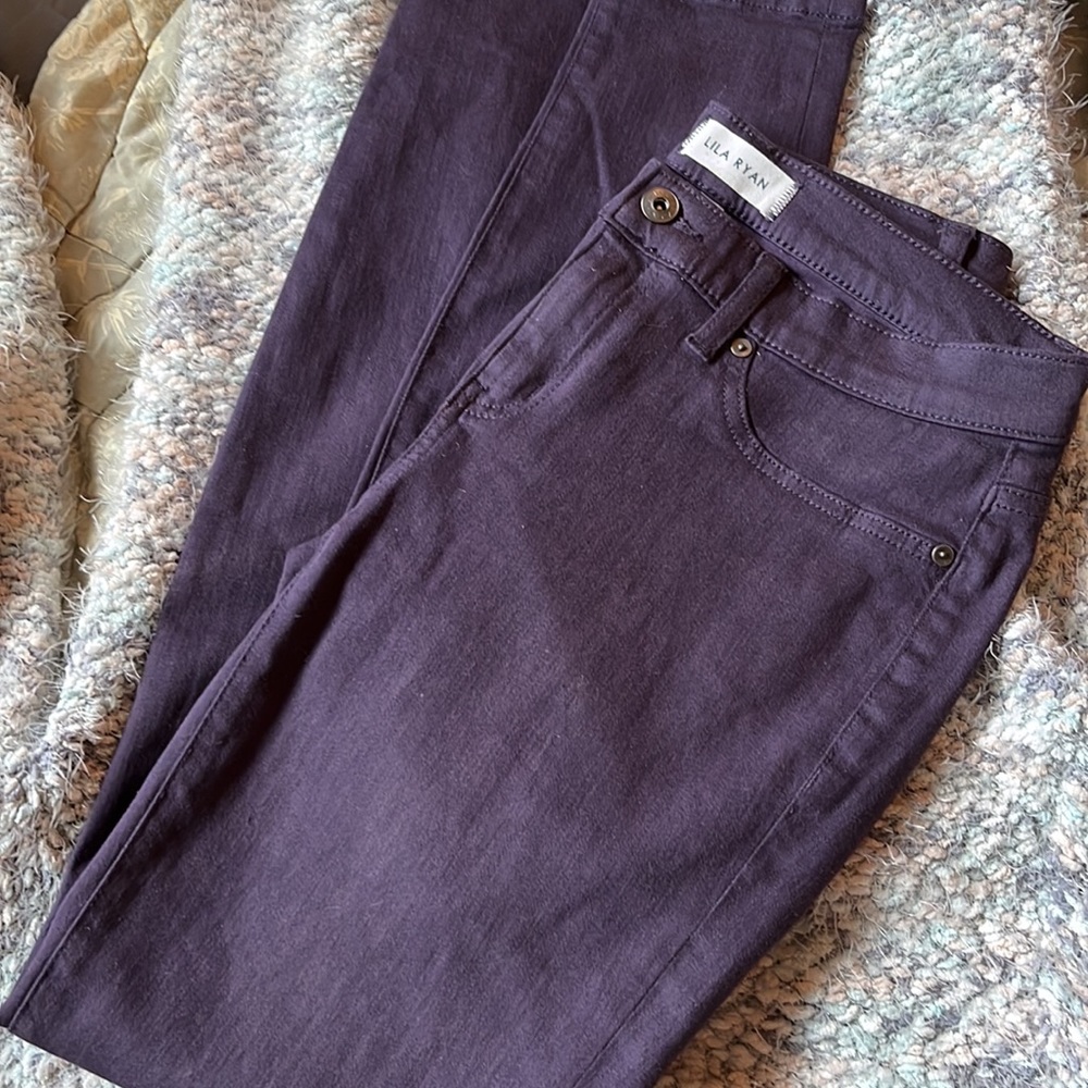 ♥️ SALE 4/$20 Lila Ryan Beautiful Plum Color Skinny Jeans - Perfect for Fall